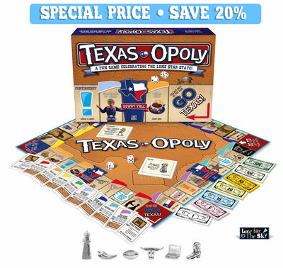 "Texas-Opoly" Board Game - Texas Time Gifts and Fine Art