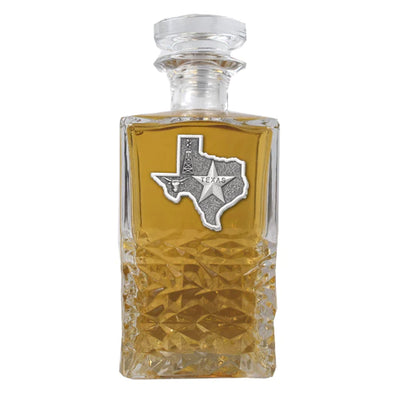 Texas 25 Oz Heritage Decanter - Texas Time Gifts and Fine Art