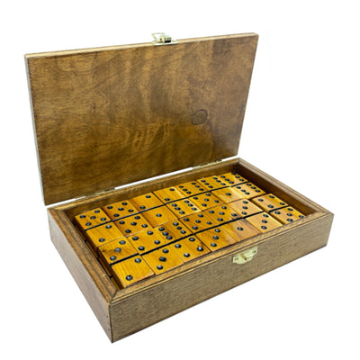 Texas Hill Country "Bodark" Rustic Double Six Domino Set - Texas Time Gifts and Fine Art