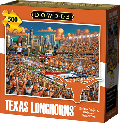 "Texas Longhorns" Jigsaw Puzzle - Texas Time Gifts and Fine Art
