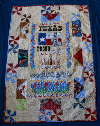 "Texas Proud" Quilt—39" x 58" - Texas Time Gifts and Fine Art