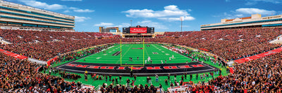 "Texas Tech" (Jones-AT&T Stadium) Panoramic Jigsaw Puzzle - Texas Time Gifts and Fine Art 