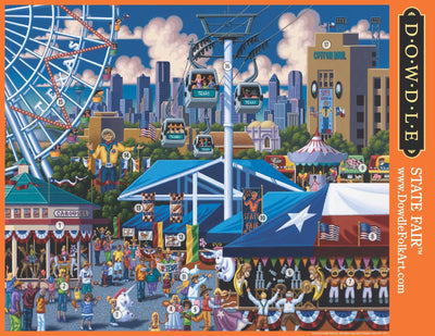 Texas "State Fair" (Dallas) Jigsaw Puzzle - Texas Time Gifts and Fine Art