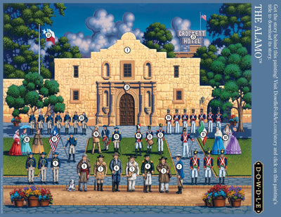 "The Alamo" Jigsaw Puzzle - Texas Time Gifts and Fine Art