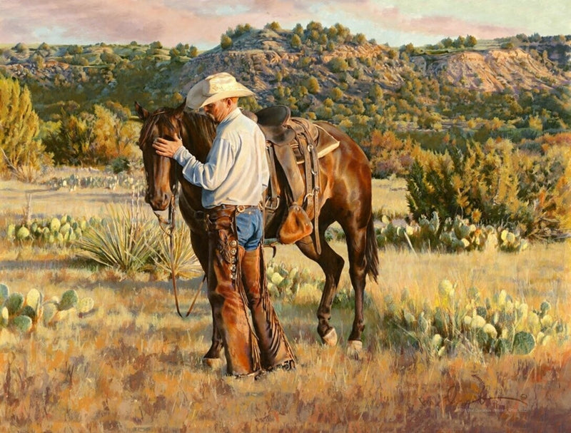 "The Feeling Is Mutual" Premium Wooden Jigsaw Puzzle—X-Small - Texas Time Gifts and Fine Art