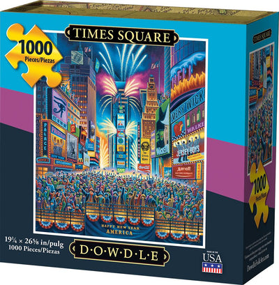 "Times Square" (New Year's Eve, New York City) Jigsaw Puzzle - Texas Time Gifts and Fine Art