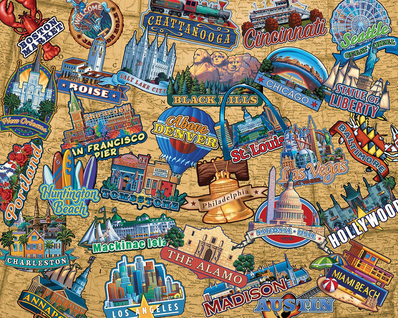 "Travel America" Jigsaw Puzzle - Texas Time Gifts and Fine Art