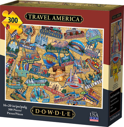 "Travel America" Jigsaw Puzzle - Texas Time Gifts and Fine Art