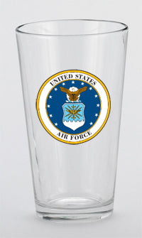 "U.S. Air Force" Mixing Glasses (Set of Four) - Texas Time Gifts and Fine Art 220823