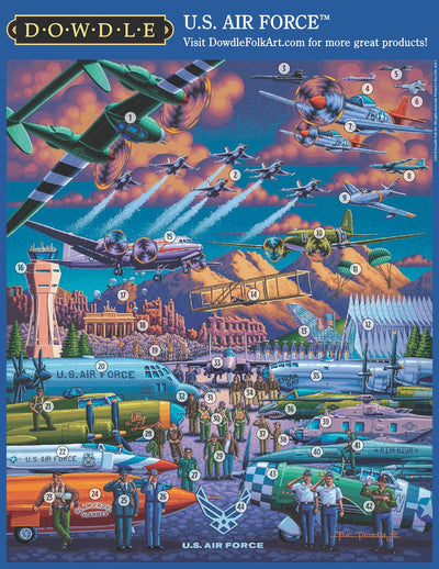 "U.S. Air Force" Jigsaw Puzzle - Texas Time Gifts and Fine Art