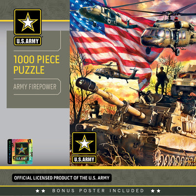 "U.S. Army Firepower" Jigsaw Puzzle - Texas Time Gifts and Fine Art