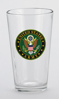 "U.S. Army" Mixing Glasses (Set of Four) - Texas Time Gifts and Fine Art 220824