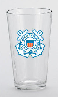 U.S. Coast Guard Mixing Glass (Set of Four) - Texas Time Gifts and Fine Art 220825