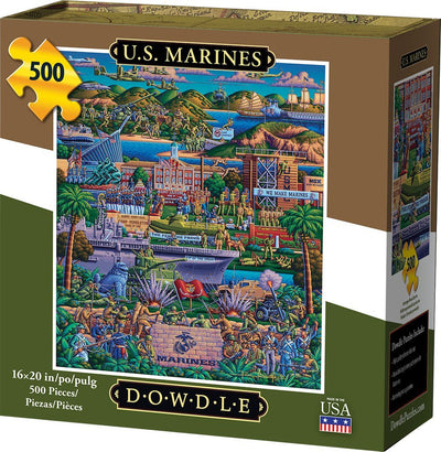 "U.S. Marines" Jigsaw Puzzle - Texas Time Gifts and Fine Art