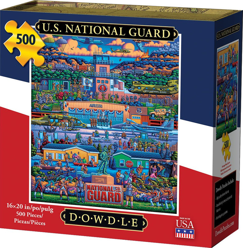 "U.S. National Guard" Jigsaw Puzzle - Texas Time Gifts and Fine Art