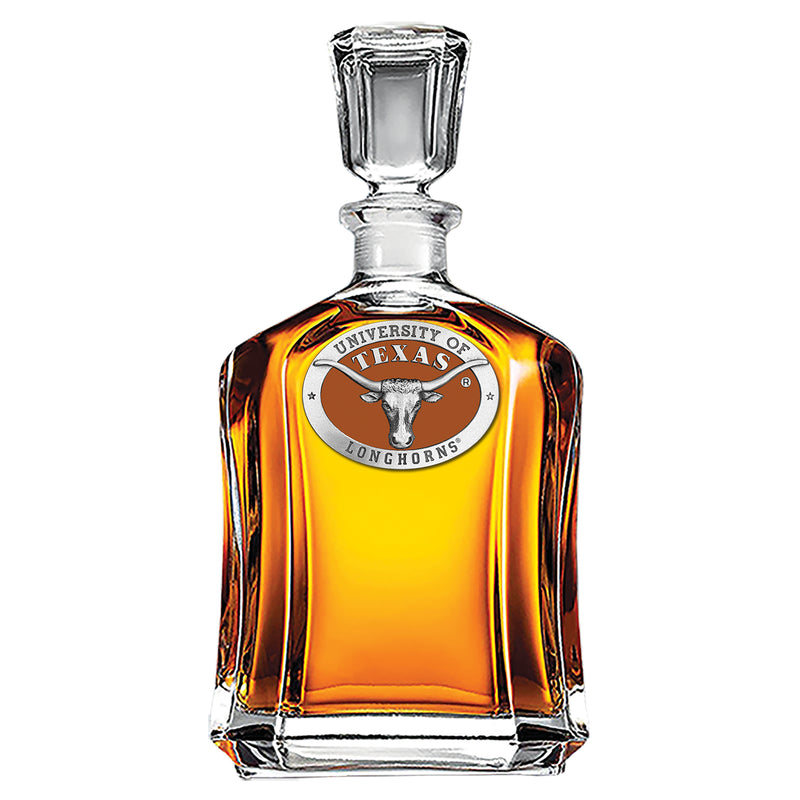 University of Texas 24 Oz Capitol Decanter - Texas Time Gifts Fine Art