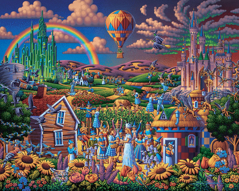 "Wizard of Oz" Jigsaw Puzzle - Texas Time Gifts and Fine Art